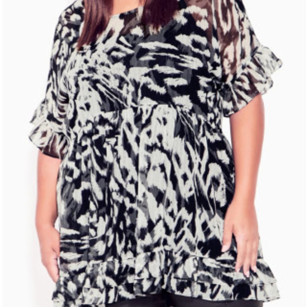 Avenue Roxy print tunic